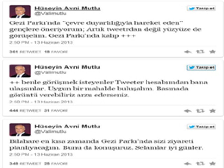 Vali Mutlu'dan Eylemcilere Görüşme Önerisi