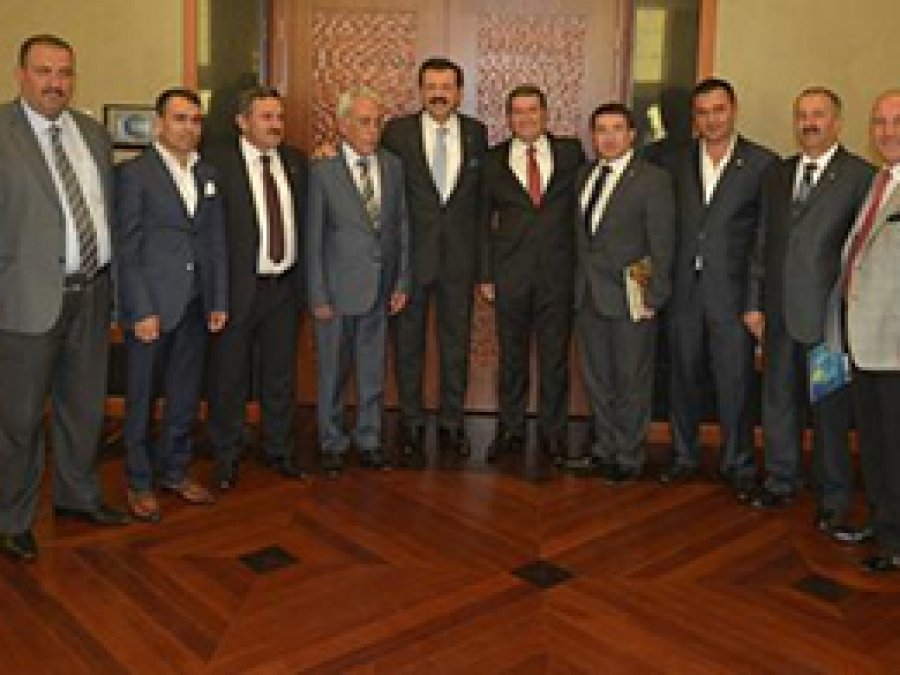 Hisarcıklıoğlu Van TSO Heyetini Kabul Etti