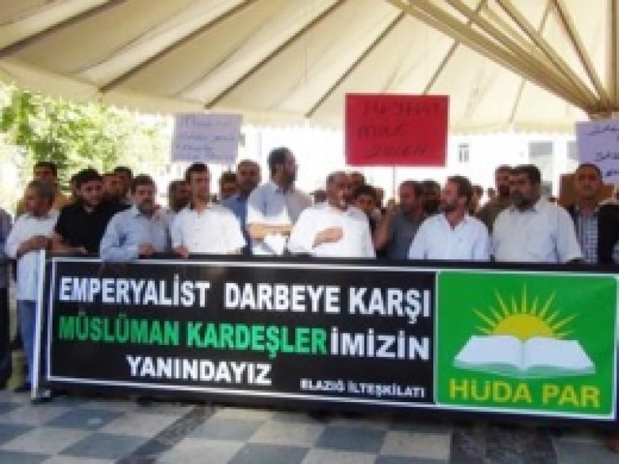 Hüda Par Mısır Darbecilerini Elazığ'dan Telin Etti
