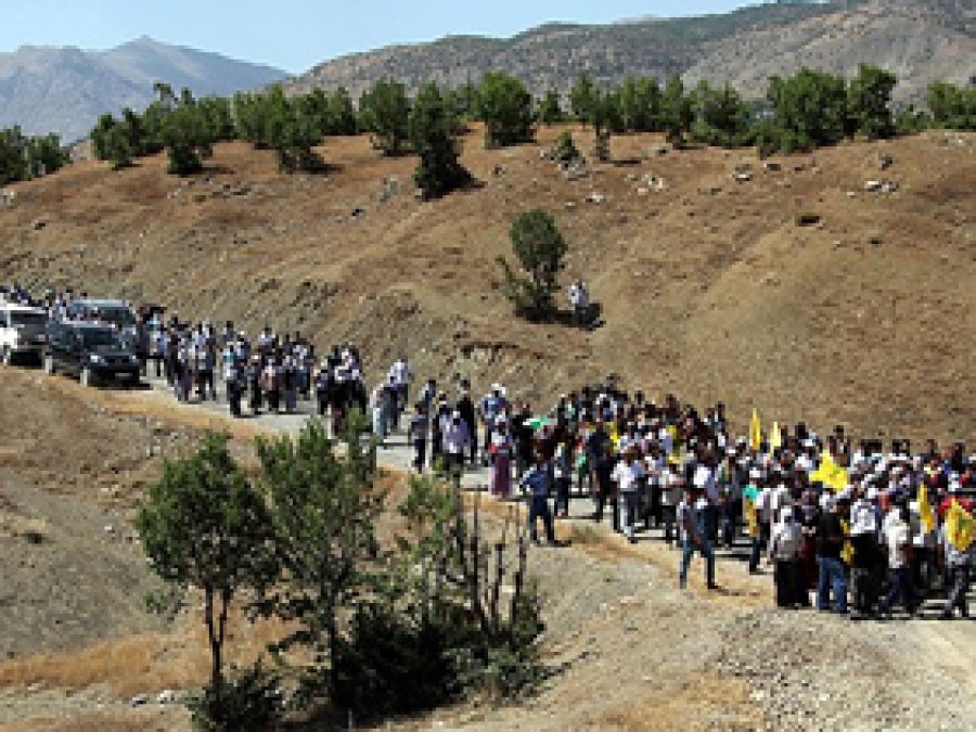 BDP'liler Kalekol İnşaatına Yürüdü