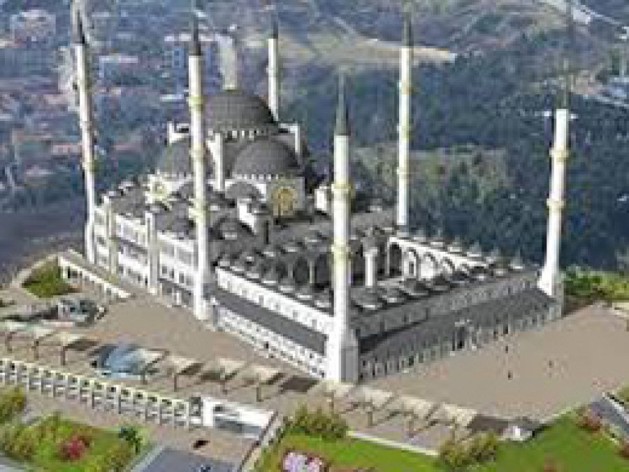 Çamlıca Camii'nin Temeli Dualarla Atıldı