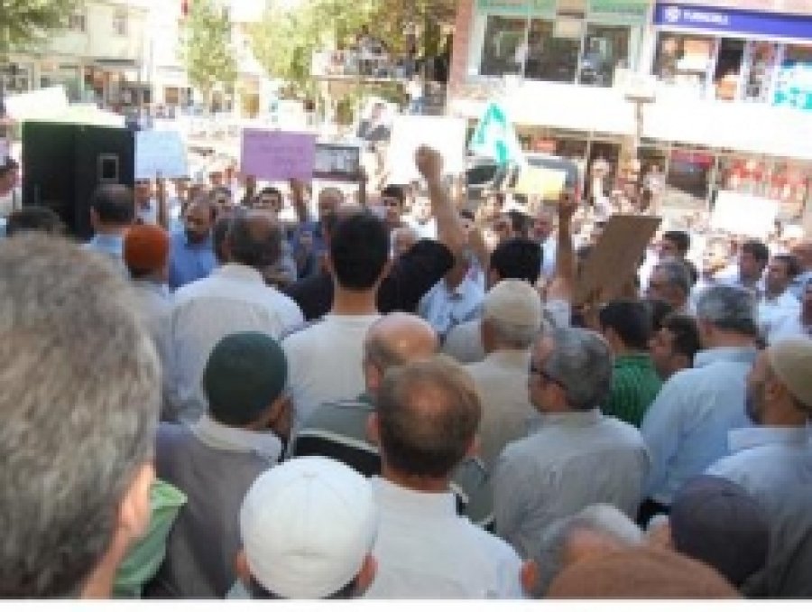 Sason'dan Mısır'daki Katliama Büyük Öfke