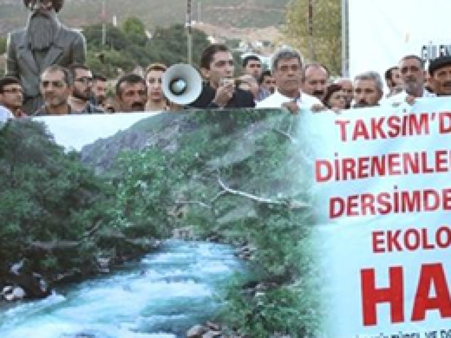 Tunceli'de Muhtarlardan Hes Protestosu