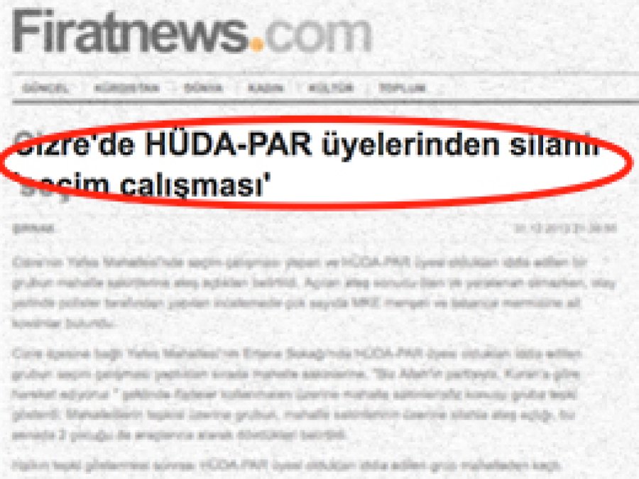 PKK Medyası'ndan Yeni Çarpıtma Örneği