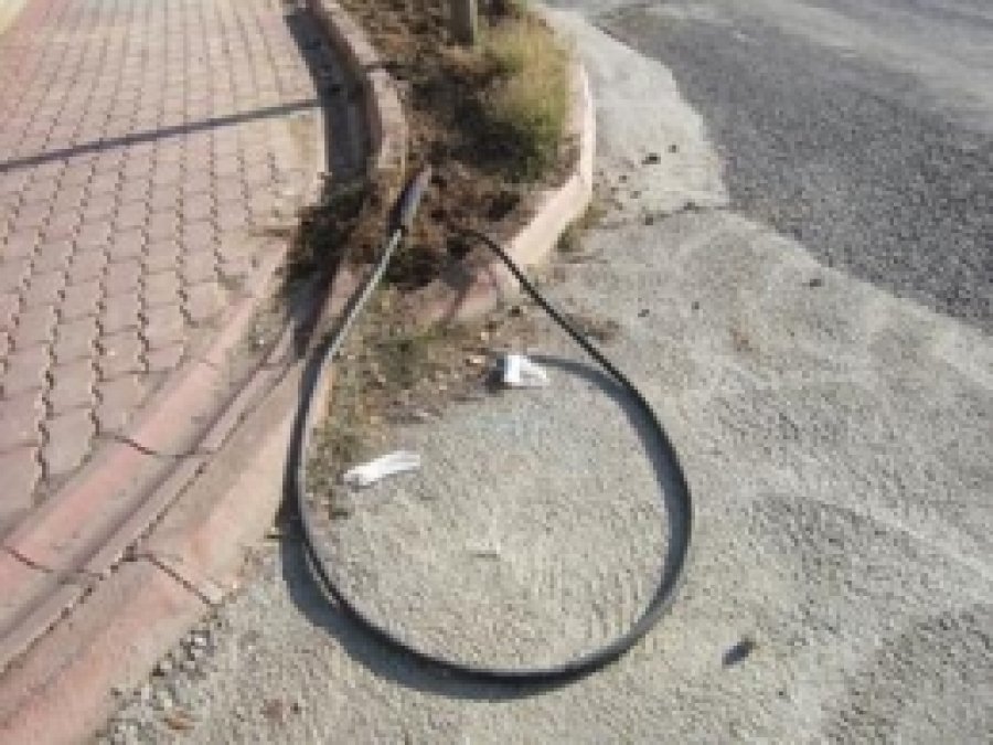 Aydınlatma Direklerinin Kabloları Çalındı 