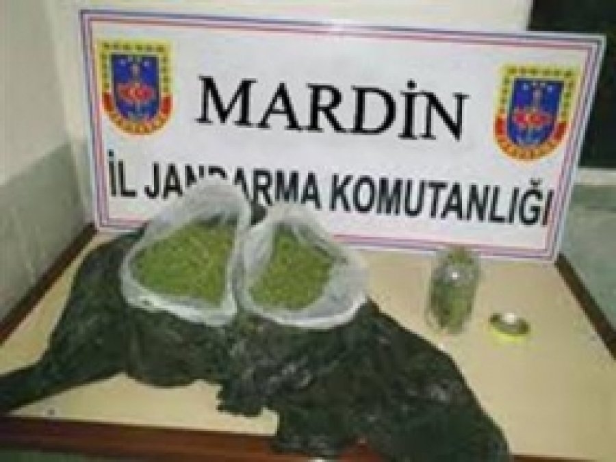 Mardin'de 3 Kilogram Esrar Ele Geçirildi 