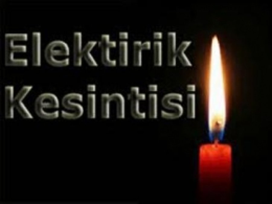 Şanlıurfa'da Elektrik Kesintisi 