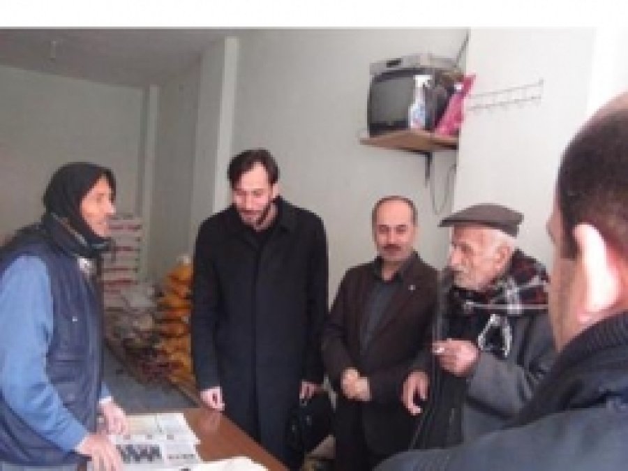 HÜDA PAR Adayı Esnafın Dertlerini Dinledi