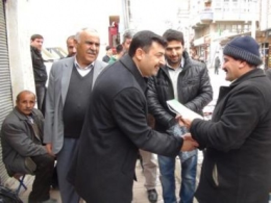 Nusaybin'de Seçim Ziyaretleri Sürüyor 