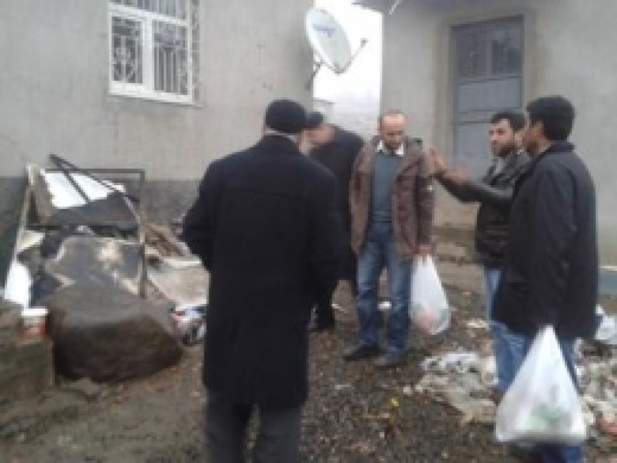 HÜDA PAR'dan Evi Yanan Vatandaşa Ziyaret 