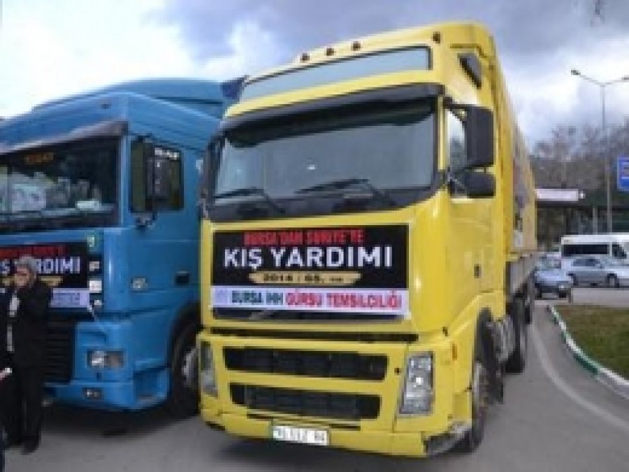 İHH'dan Suriye'ye 6 TIR'lık Kışlık İhtiyaç Yardımı
