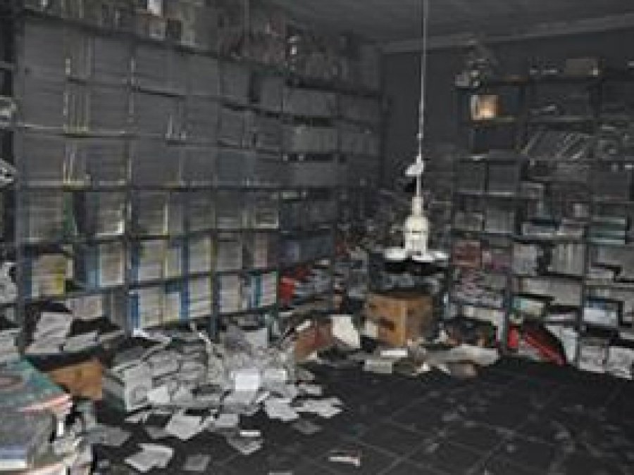 Silopi'de Ateşe Verilen Dershane Kül Oldu