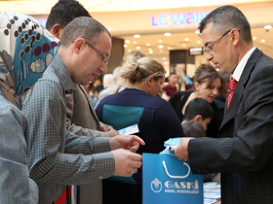 GASKİ Su Tasarrufu için Stant Açtı
