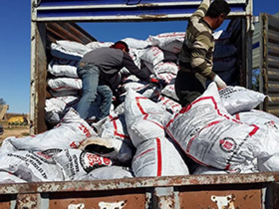 Urfa'da Bin 350 Aileye Kömür Dağıtıldı