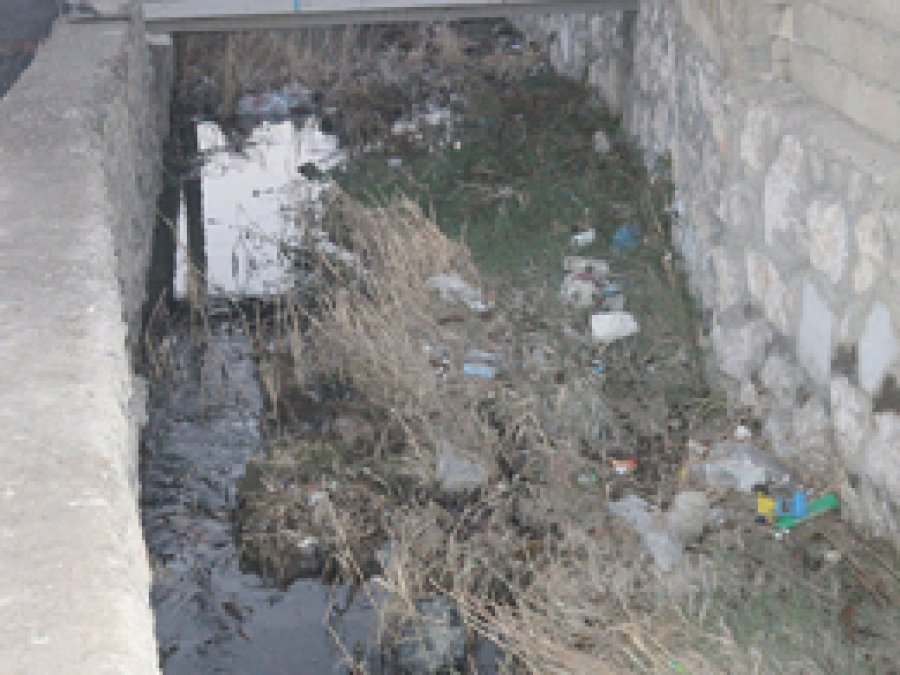Van'daki Dere Mikrop Saçıyor