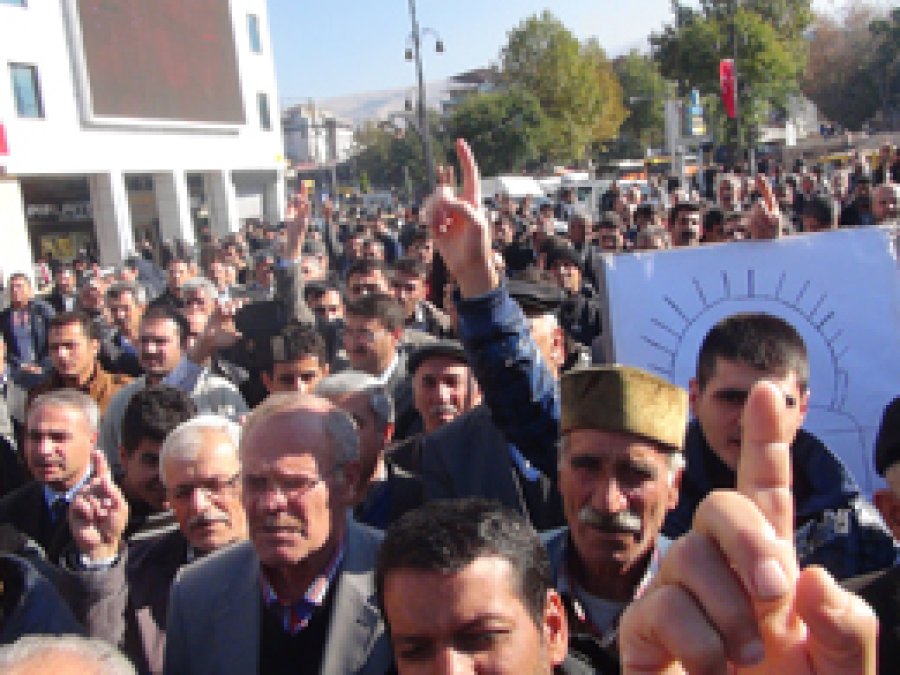 Malatyalılar İsrail'e Lanet Yağdırdı 