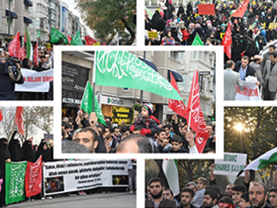 Siyonist Saldırı İstanbul'da Lanetlendi