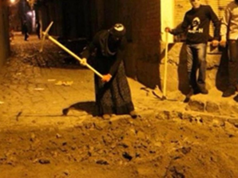 Etekli YDG-H'liler Hendek Kazdı
