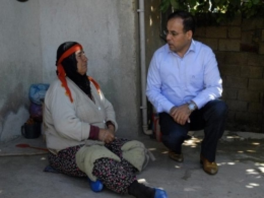Ergani'de Yaşlı ve Düşkünlere Temizlik Hizmeti 