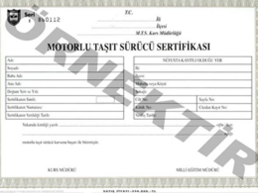 Ehliyet sertifikalarının süresi uzatıldı