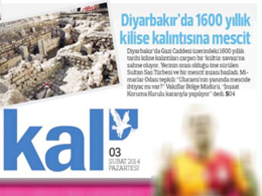 'Kilise Kalıntısına Mescit' Haberine Yalanlama