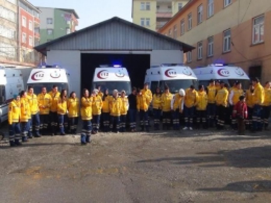 Muş'a Gönderilen 5 Ambulans Hizmete Başladı