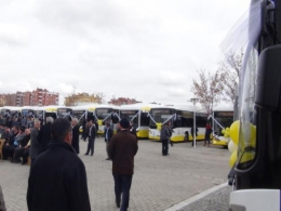 Konya'da 100 Doğalgazlı Otobüs Hizmete Girdi 