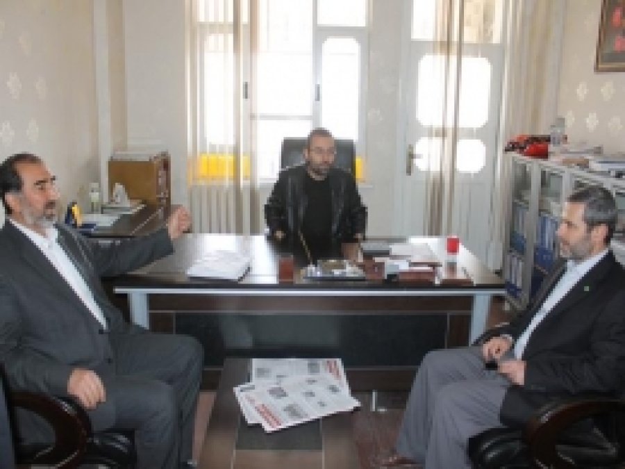 HÜDA PAR Bismil'de Yerel Basını Ziyaret Etti