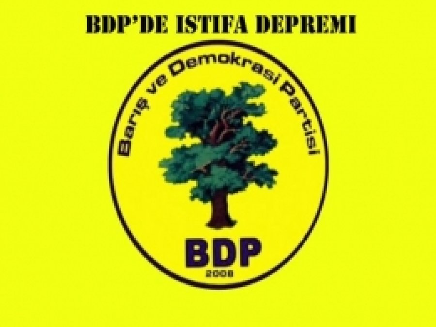 BDP Çınar İlçe Teşkilatında İstifa Depremi 