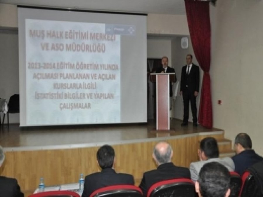 Muş'ta 9 Bin Kişi Okuma Yazma Kursundan Faydalandı