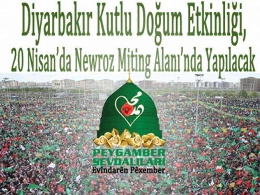 Diyarbakır Kutlu Doğum Etkinliğinin Yeri Belirlendi