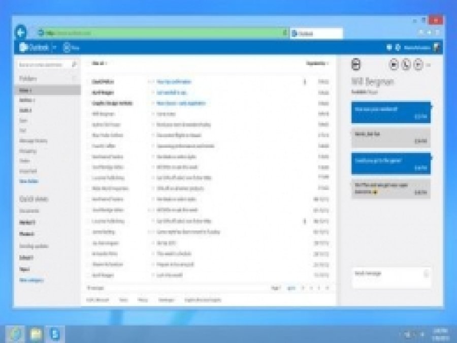 Outlook Kullanıcıları Webden Skype Görüşmesi Yapabilecek