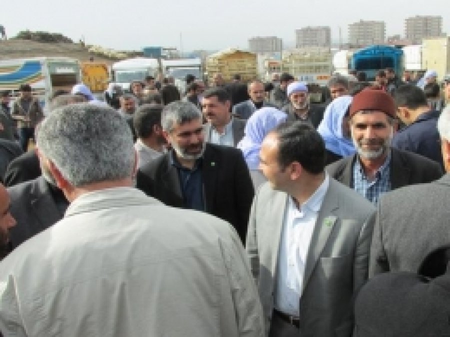 HÜDA PAR Heyeti Esnafları Ziyaret Etti