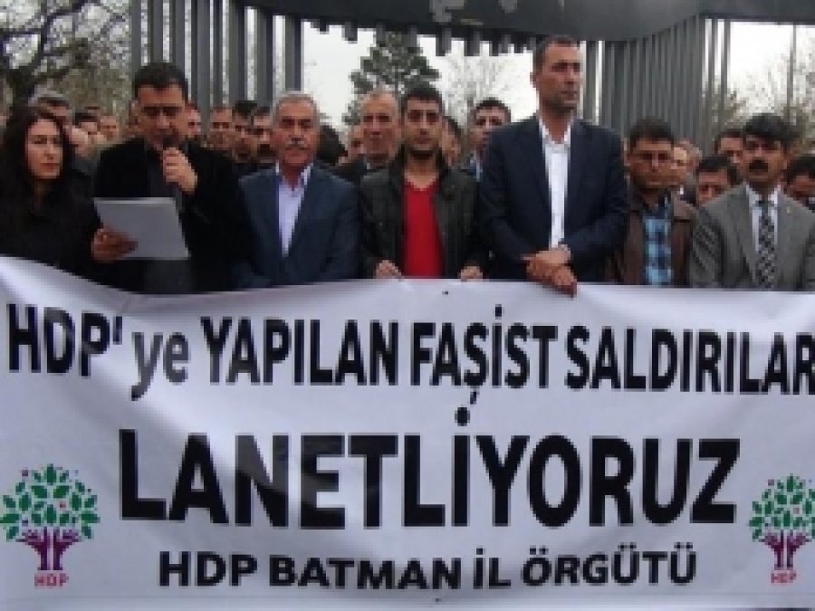 HDP/BDP Van'da Yapılan Saldırıyı Görmezden Geldi 