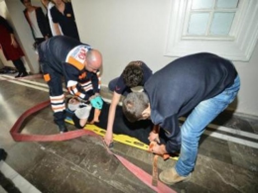 Lisede Yangın Tatbikatı Heyecanı 