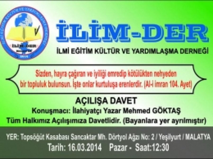 Hayır Yolunda Yeni Bir Soluk: İLİM-DER 