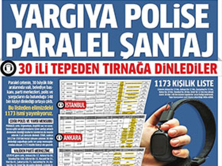 30 İlin Daha Dinleme Skandalı Ortaya Çıktı