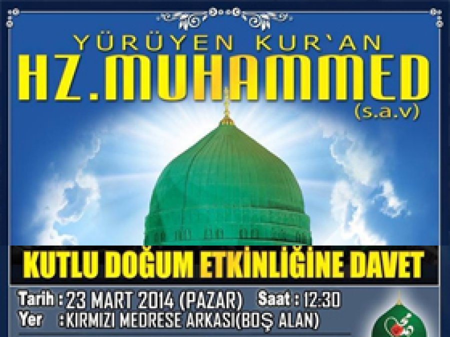 Cizre Kutlu Doğum Etkinliğine Davet 
