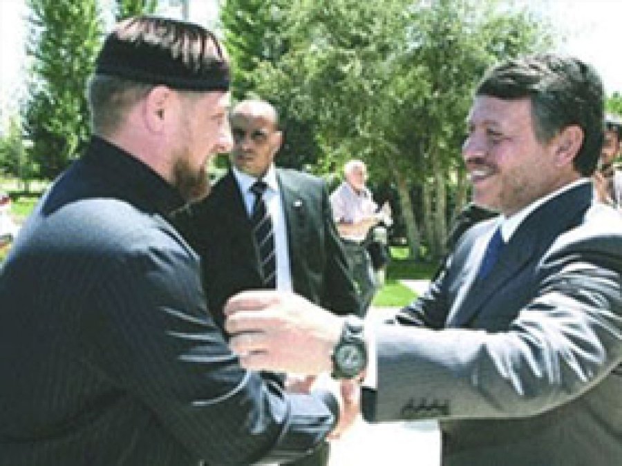 Ürdün Kralı Abdullah, Kukla Kadirov ile Görüştü