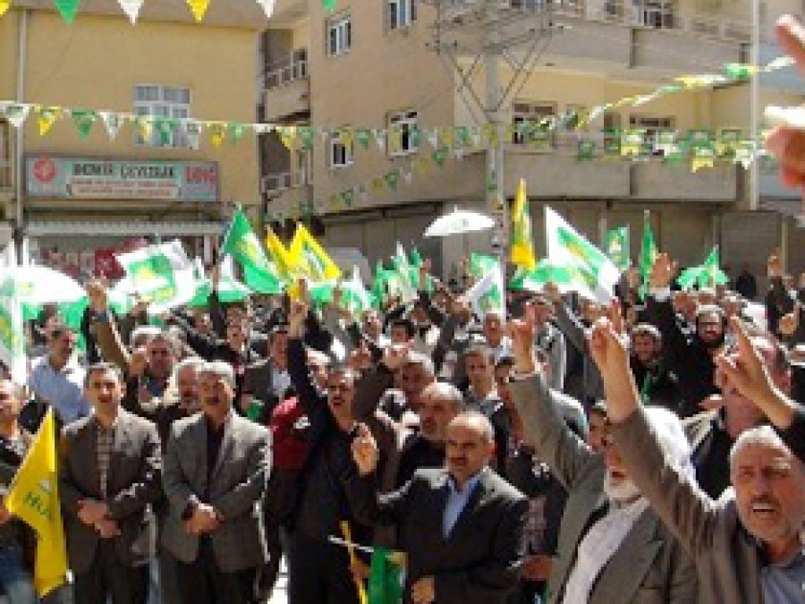 HÜDA PAR'dan  Nusaybin'de Seçim Lokali Açılışı 