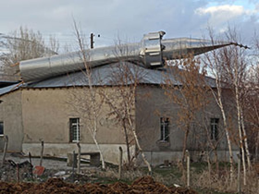 Erzurum'da Fırtına Minare Devirdi