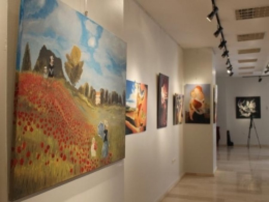 Öğrencilerden İlk Yağlı Boya Resim Sergisi  