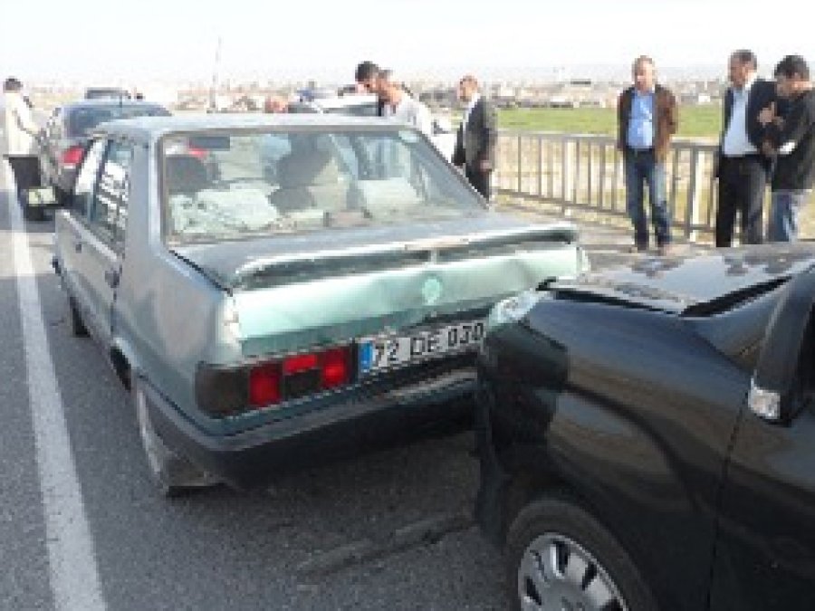 Batman'da Zincirleme Trafik Kazası