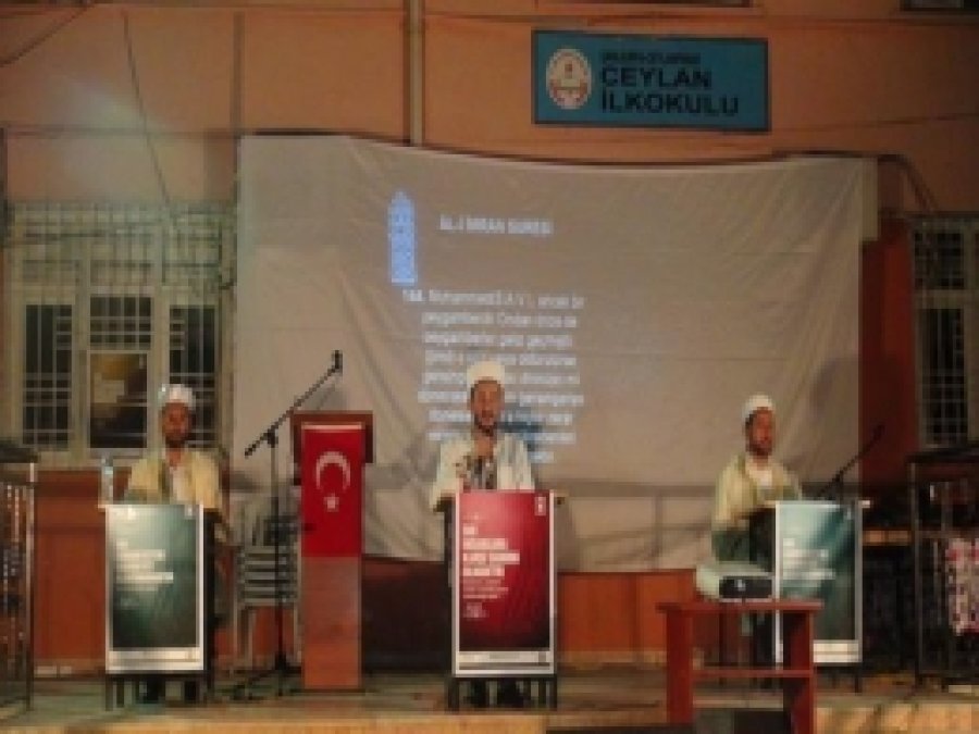 Ceylanpınar Müftülüğü'den 'Din Samimiyettir' Etkinliği