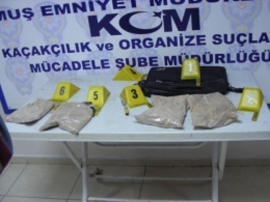 Muş'ta Uyuşturucu Operasyonu
