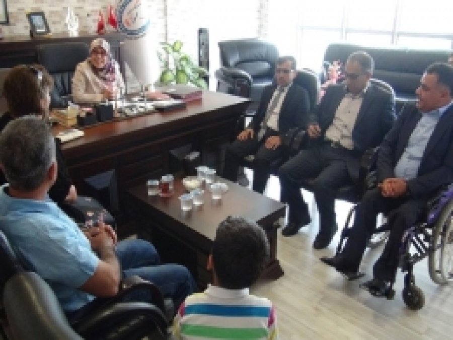 Engellilerden ADSM'ye Teşekkür Plaketi 