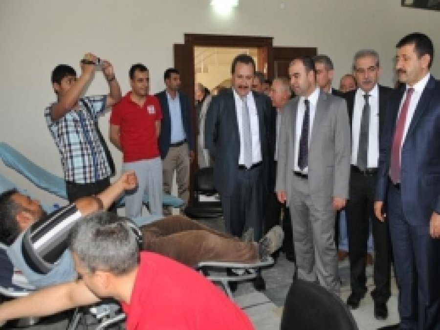 Şanlıurfalı Başkanlardan Kan Bağışına Destek 