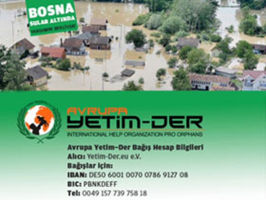 Avrupa Yetim-Der'den Bosna İçin Yardım Kampanyası 