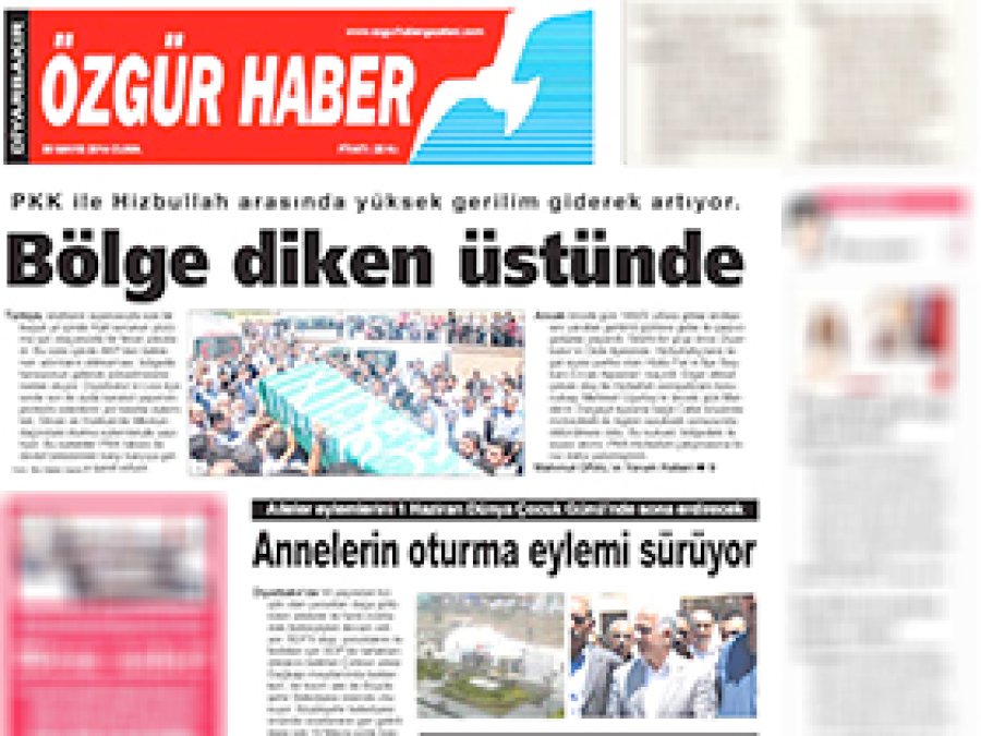 'Bölge Diken Üstünde'