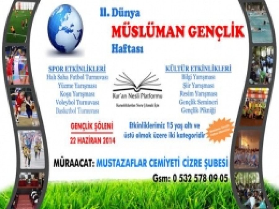 'Dünya Müslüman Gençlik Haftası' Kutlanıyor